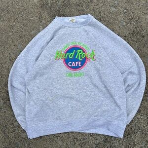 Vintage Hard Rock Cafe Orlando Gray Crewneck Sweatshirt
